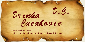 Drinka Čučaković vizit kartica
